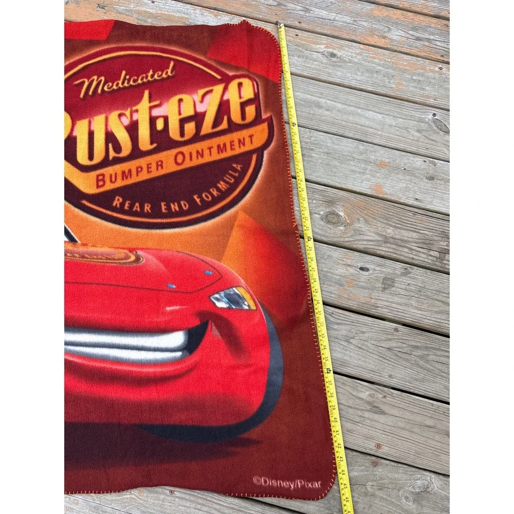 Disney Pixar Cars Lightning McQueen Fleece Blanket Bath Towel Glad Bags Bundle